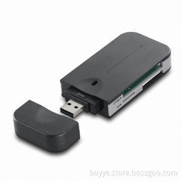 USB 3.0 Card Reader with High Speed and 4 Ports